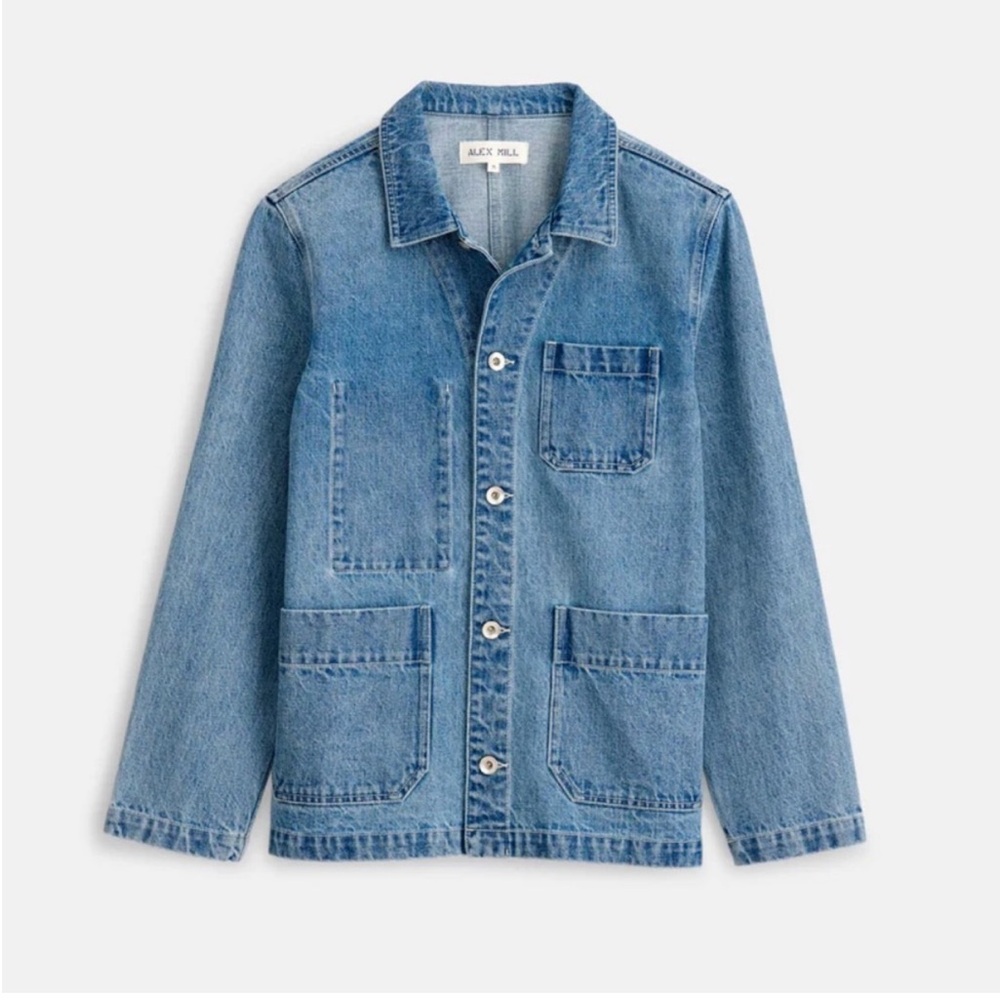 Alex Mill Britt Work Jacket in Denim M